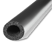 Трубка вспененный каучук ST 28/25 L=1м Тмакс=110°C черный с покрытием AL CLAD K-flex 25028214303CL
