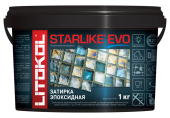 LITOKOL STARLIKE EVO двухкомпонентная затирка на эпоксидной основе S.225 tabacco (5кг)