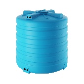 Ёмкость для воды ATV-1500 BW с поплавком 1500 л сине-белый Акватек 0-16-2155