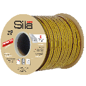 Sila Home Е150, 9х4 мм уплотнитель самоклеящийся, коричневый, (1к-6шт), Польша