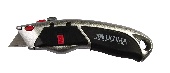 Нож Ultima,18 мм, выдвижное трапец. лезвие,металлический корпус+8 лезвий, 119027