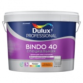 DULUX BINDO 40 СПЕЦИАЛЬНАЯ краска для стен и потолков, полуглянцевая, база BW (9л)