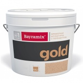 BAYRAMIX MINERAL GOLD штукатурка  декоративная мраморная с эффектом перламутра, G 128 (15кг)