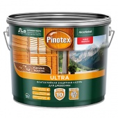 PINOTEX ULTRA лазурь защитная влагостойкая для защиты древесины до 10 лет, сосна (2,7л)