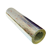 Цилиндр навивной минеральная вата ROCKWOOL 100 кашированный фольгой 80/89 L=1м ROCKWOOL 135287