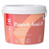 TIKKURILA PANEELI ASSA 20 лак интерьерный колеруемый для стен и потолков, полуматовый (0,9л)