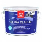УД_TIKKURILA ULTRA CLASSIC краска полиакрилатная для деревянных фасадов, полуматовая, база C (9л)