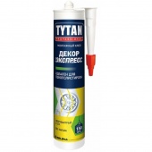 TYTAN PROFESSIONAL ДЕКОР ЭКСПРЕСС клей монтажный, для лепнины, картридж, белый (310мл)