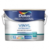 DULUX VINYL EXTRA MATT краска для стен и потолков, глубокоматовая, база BW (10л)