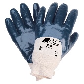 Перчатки с нитриловым покрытием, манжета, полуобливные (NITRAS®) арт. 03410