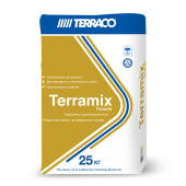 TERRACO TERRAMIX COARSE штукатурка тонкослойная, цементная, серая (25кг)