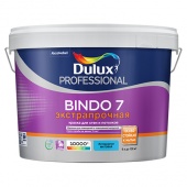 DULUX BINDO 7 ЭКСТРАПРОЧНАЯ краска для стен и потолков, матовая, база BW (2,5л)