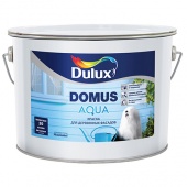 DULUX DOMUS AQUA краска водорастворимая для деревянных фасадов, полуматовая, база BW (10л)