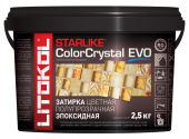 LITOKOL STARLIKE COLOR CRYSTAL EVO затирка двухкомпонентная, S.800 grigio oslo (2,5кг)