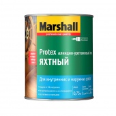MARSHALL PROTEX ЯХТНЫЙ лак алкидно-уретановый, универсальный, полуматовый 40 (0,75л)