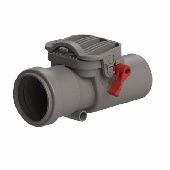 Клапан PP-H обратный канализационный серый Дн 50 б/нап Татполимер ТП-86.50