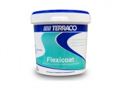 TERRACO FLEXICOAT покрытие гидроизоляционное, акриловое для сан узлов и кровли, белое (4кг)