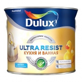 DULUX ULTRA RESIST КУХНЯ И ВАННАЯ краска с защитой от плесени и грибка, матовая, база BC (0,9л)