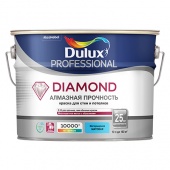 DULUX DIAMOND АЛМАЗНАЯ ПРОЧНОСТЬ краска для стен и потолков, износостойкая, матовая, база BW (10л)