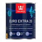 TIKKURILA EURO EXTRA 20 краска моющаяся для влажных помещений, база A (0,9л)