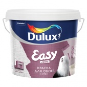 DULUX EASY краска водно-дисперсионная для всех типов обоев, матовая, база BW (5л)