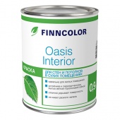 УД_FINNCOLOR OASIS INTERIOR краска для стен и потолков, глубокоматовая, база A (2,7л)