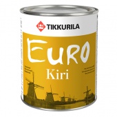 TIKKURILA EURO KIRI лак паркетный износостойкий, алкидно-уретановый, глянцевый (9л)