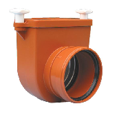Клапан обратный канализационный коричневый Дн 125 HL HL712.0