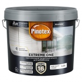 PINOTEX EXTREME ONE краска с эффектом самоочистки для защиты древесины до 16 лет, база BW (0,9л)
