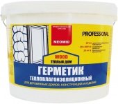 NEOMID PROFESSIONAL WOOD герметик тепловлагоизоляционный, межшовный, медовый (3кг)