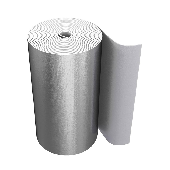 Рулон вспененный полиэтилен SUPER AL 20/1,0-5 Тмакс=95°C с покрытием алюминиевая фольга серый Energoflex EFXR2015SUAL