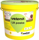 Шпатлёвка WEBER.VETONIT LR Pasta, 20 кг.