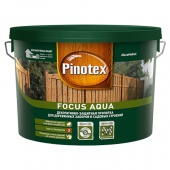 PINOTEX FOCUS AQUA пропитка для защиты деревянных заборов и садовых строений, палисандр (0,75л)